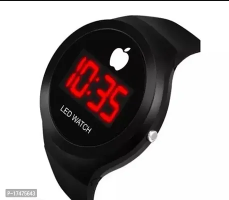 Emartos Black apple look Led watch for kids-thumb3