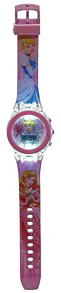 Emartos 24 Images Projector Doremon Digital Watch for Boys/Glowing Pink Princess Digital Watch for Girls (Combo of 2) - for Kids-thumb2