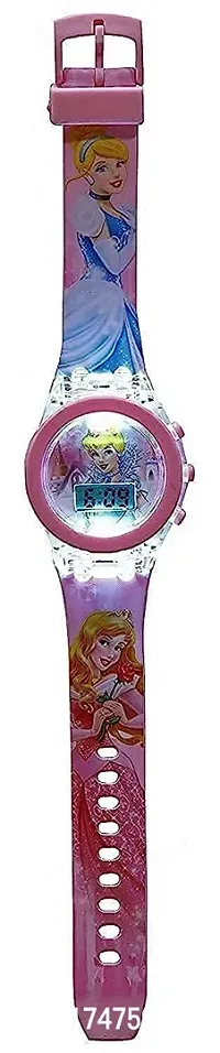 Emartos 24 Images Projector Doremon Digital Watch for Boys/Glowing Pink Princess Digital Watch for Girls (Combo of 2) - for Kids-thumb3