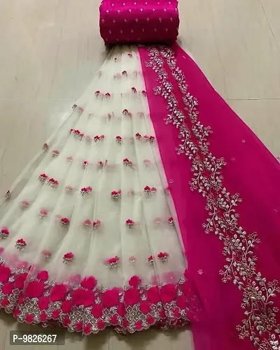 Trendy Women Net Lehenga Cholis with Dupatta