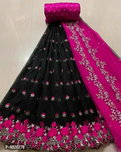 Trendy Women Net Lehenga Cholis with Dupatta-thumb0