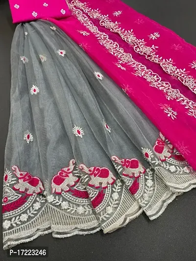 Attractive Net Lehenga For Women-thumb0