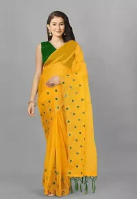 Fancy Silky Net Saree With Blouse Piece For Women-thumb2