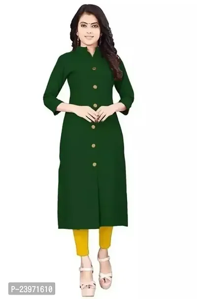 Fancy Crepe Kurtis For Women-thumb0