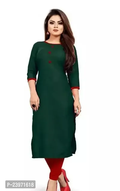 Fancy Cotton Slub Kurtis For Women-thumb0