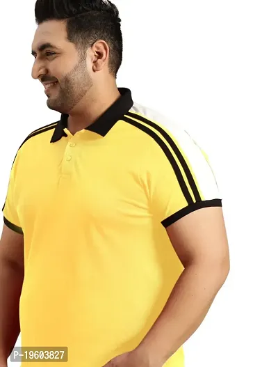 Gibbs Plus Size Men's Regular Fit Polo Tshirt Polo Collar Half Sleeve T-Shirt for Men (3XL, 4XL, 5XL, 6XL, 7XL)-thumb4