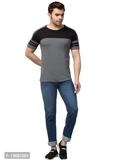 Gibbs Regular fit Mens T-Shirt Round Neck Half Sleeves T Shirt for Mens-thumb4