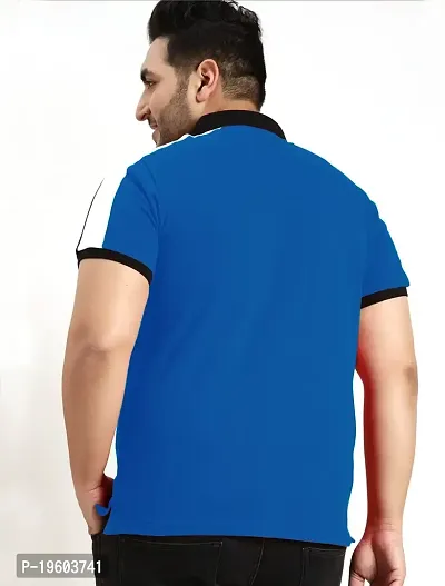 Gibbs Plus Size Men's Regular Fit Polo Tshirt Polo Collar Half Sleeve T-Shirt for Men (3XL, 4XL, 5XL, 6XL, 7XL)-thumb3