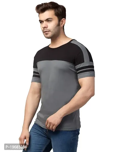 Gibbs Regular fit Mens T-Shirt Round Neck Half Sleeves T Shirt for Mens-thumb2