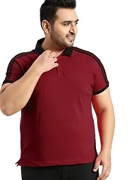 Gibbs Plus Size Men's Regular Fit Polo Tshirt Polo Collar Half Sleeve T-Shirt for Men (3XL, 4XL, 5XL, 6XL, 7XL)-thumb1