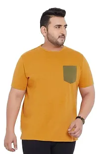 Gibbs Plus Size Round Neck T Shirts for Men (3XL, 4XL, 5XL, 6XL, 7XL)-thumb1