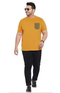 Gibbs Plus Size Round Neck T Shirts for Men (3XL, 4XL, 5XL, 6XL, 7XL)-thumb4