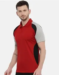 Gibbs Polo Collar t Shirts for Men Combo Dry Fit Sports t Shirts for Men (M, L, XL, XXL) Honeycomb Fabric Superfast Dry Sport Tshirt-thumb3