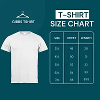 Gibbs Plus Size Round Neck T Shirts for Men (3XL, 4XL, 5XL, 6XL, 7XL)-thumb4