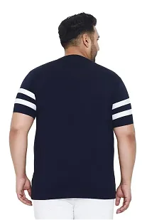 Gibbs Plus Size Round Neck T Shirts for Men (3XL, 4XL, 5XL, 6XL, 7XL)-thumb1