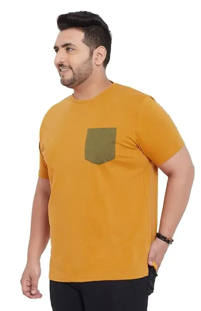 Gibbs Plus Size Round Neck T Shirts for Men (3XL, 4XL, 5XL, 6XL, 7XL)