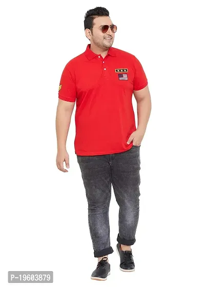 Gibbs Plus Size t Shirts for Men | Plus Size Polo Half Tshirt for Men-thumb5