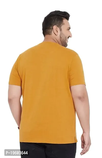 Gibbs Plus Size Round Neck T Shirts for Men (3XL, 4XL, 5XL, 6XL, 7XL)-thumb3