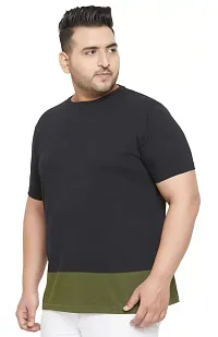 Gibbs Plus Size Round Neck T Shirts for Men (3XL, 4XL, 5XL, 6XL, 7XL)-thumb2