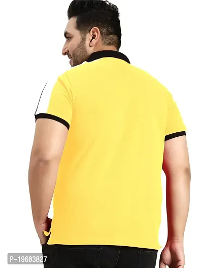 Gibbs Plus Size Men's Regular Fit Polo Tshirt Polo Collar Half Sleeve T-Shirt for Men (3XL, 4XL, 5XL, 6XL, 7XL)-thumb3