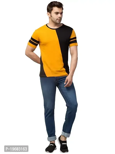 Gibbs Regular fit Mens T-Shirt Round Neck Half Sleeves T Shirt for Mens-thumb5
