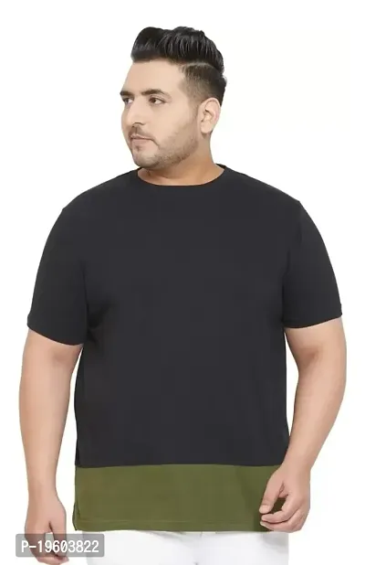 Gibbs Plus Size Round Neck T Shirts for Men (3XL, 4XL, 5XL, 6XL, 7XL)-thumb0