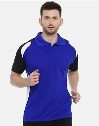 Gibbs Polo Collar t Shirts for Men Combo Dry Fit Sports t Shirts for Men (M, L, XL, XXL) Honeycomb Fabric Superfast Dry Sport Tshirt-thumb1