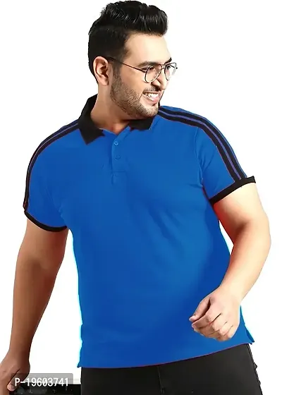 Gibbs Plus Size Men's Regular Fit Polo Tshirt Polo Collar Half Sleeve T-Shirt for Men (3XL, 4XL, 5XL, 6XL, 7XL)-thumb0