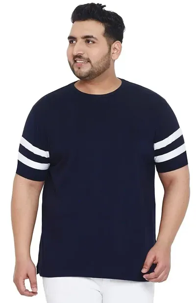 Gibbs Plus Size Round Neck T Shirts for Men (3XL, 4XL, 5XL, 6XL, 7XL)