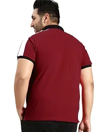 Gibbs Plus Size Men's Regular Fit Polo Tshirt Polo Collar Half Sleeve T-Shirt for Men (3XL, 4XL, 5XL, 6XL, 7XL)-thumb2