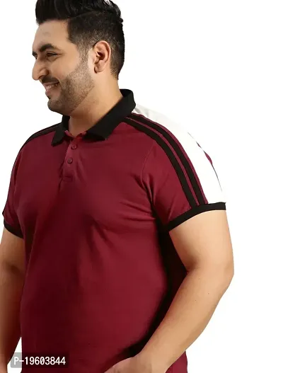 Gibbs Plus Size Men's Regular Fit Polo Tshirt Polo Collar Half Sleeve T-Shirt for Men (3XL, 4XL, 5XL, 6XL, 7XL)-thumb4