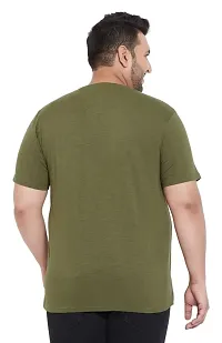 Gibbs Plus Size Round Neck T Shirts for Men (3XL, 4XL, 5XL, 6XL, 7XL)-thumb1