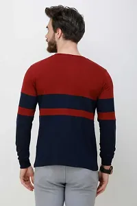 Stylish Round Neck Cotton Full Sleeve T-shirt For Men-thumb1