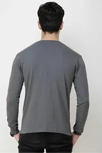 Stylish Round Neck Cotton Full Sleeve T-shirt For Men-thumb1