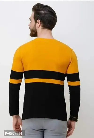 Stylish Round Neck Cotton Full Sleeve T-shirt For Men-thumb3
