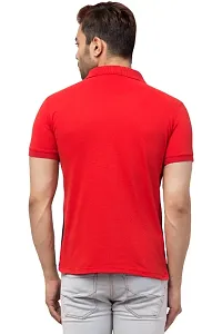 Men Colorblocked Polo T-shirt-thumb3