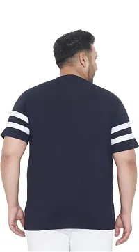 Men Plus Size Round Neck T-shirt-thumb1