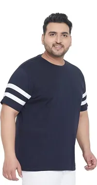 Men Plus Size Round Neck T-shirt-thumb2