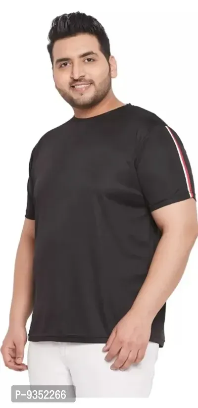 Men Plus Size Round Neck T-shirt-thumb3