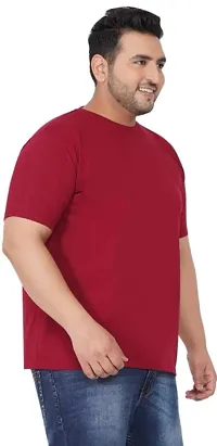 Men Plus Size Round Neck T-shirt-thumb1