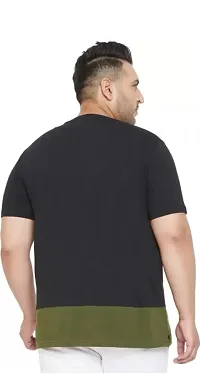 Men Plus Size Round Neck T-shirt-thumb3