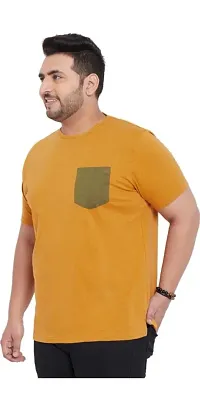 Men Round Neck Plus Size T-shirt-thumb1