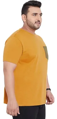 Men Round Neck Plus Size T-shirt-thumb3