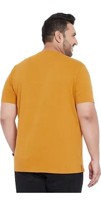Men Round Neck Plus Size T-shirt-thumb4