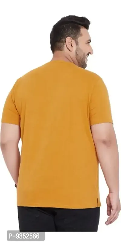 Men Round Neck Plus Size T-shirt-thumb5