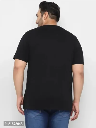 Mans Casual Round Neck Printed T-shirt-thumb2