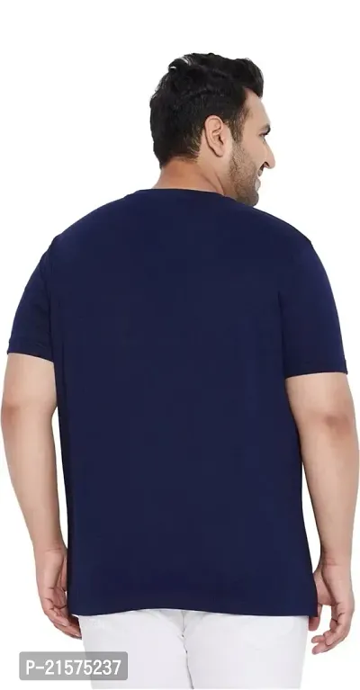 Mans Casual Round Neck Printed T-shirt-thumb2