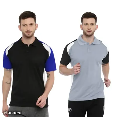 Men Sport Polo T-shirt Combo of 2-thumb0