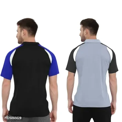 Men Sport Polo T-shirt Combo of 2-thumb2