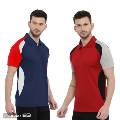 Men Sport Polo T-shirt Combo of 2-thumb3